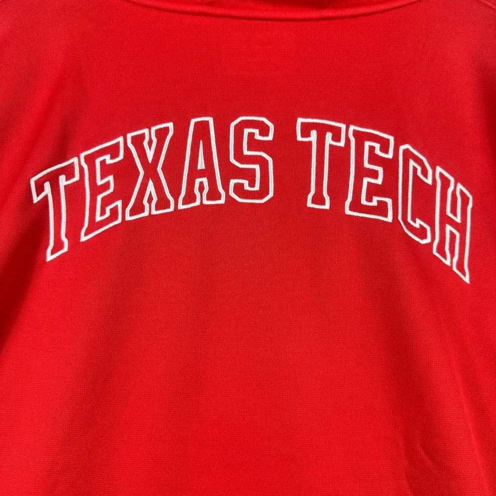 Texas Tech Red Raiders Under Armour Hoodie Mens 3XL Red Fleece Football Pullover